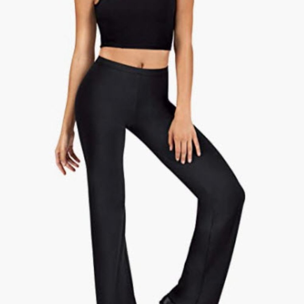 NWT Body Wrappers Girls‎ Black Jazz Pants * The Drill Team and Studio Dance Pant